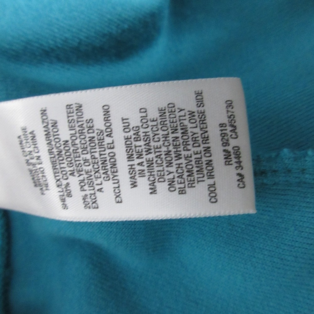 Juicy‎ Couture Shorts Small Blue Velour Y2K 90s Lounge Pull On Comfort Cozy - Picture 8 of 9